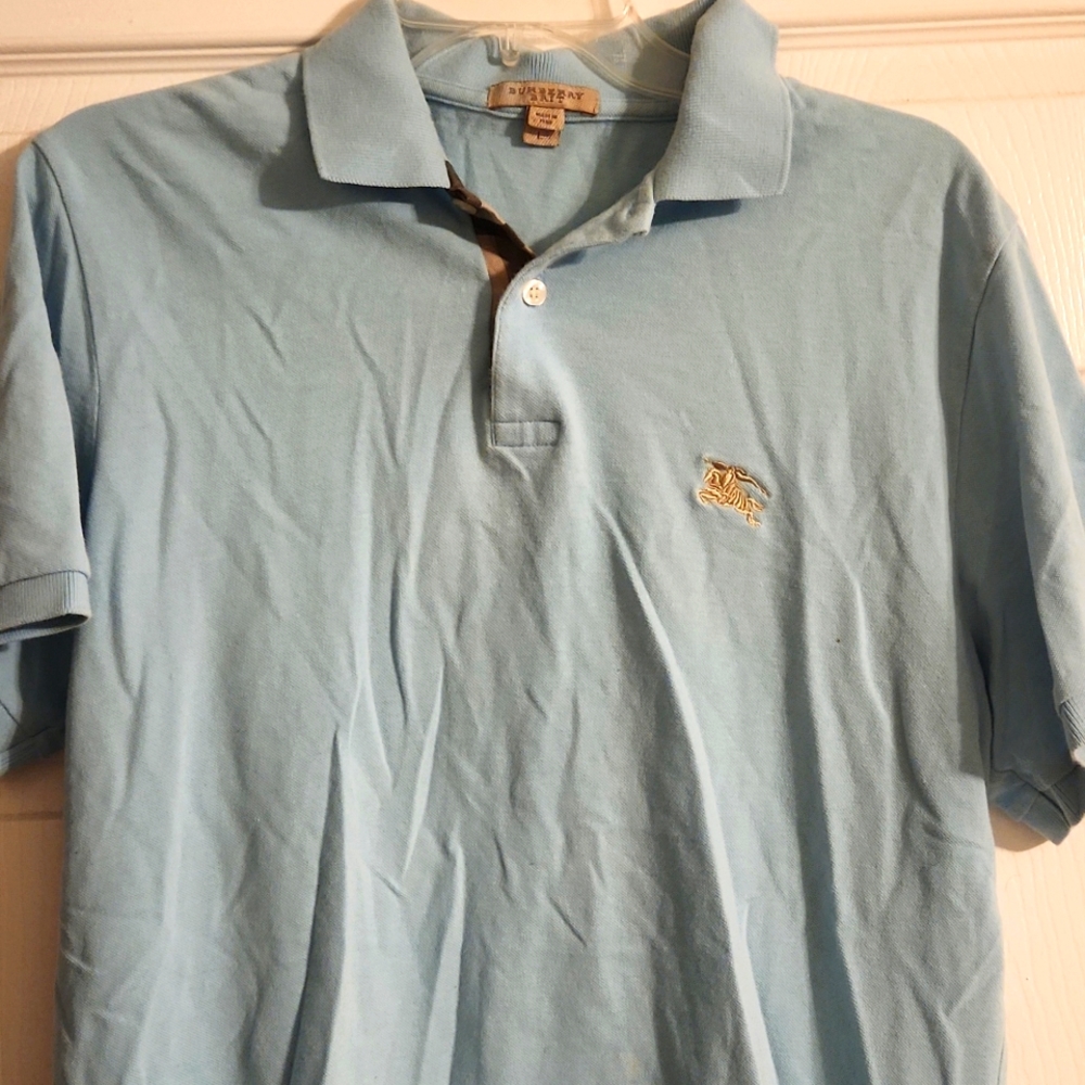 Men's Burberry polo (L)